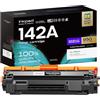 iNKPAD Toner 142A con chip, compatibile con HP 142A W1420A per HP LaserJet MFP M140w Toner M110w M110 MFP M140 142X W1420X (1 nero)