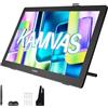 Huion Kamvas 22 (Gen 3 Tavoletta Grafica Con Schermo, display QHD 2,5K 21,5 90Hz, stilo PenTech 4.0, 16384 livelli, 99% sRGB, ΔE<1,2 per illustrazione, design e animazione