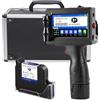 Eurannit Stampante a getto d'inchiostro portatile 25,4 mm, E15-1 Pistola per stampante a getto d'inchiostro portatile con custodia touch screen, LED da 4,3 pollici per testo logo data numero di lotto