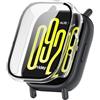 YKNIUFLY Cover Compatibile con Xiaomi Redmi Watch 5 Active, PC + Schermo Temperato Pellicola Integrata, Cassa Dell'orologio Anticaduta e Antigraffio.(Trasparente)