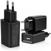 YFYWINSH Presa USB 10 W [5 V/2 A Set di 3] Caricabatterie USB, Presa Caricabatterie Rapido, Caricabatterie Telefono, per iPhone Samsung Android Xiaomi Huawei, Lampada da tavolo, console giochi, router