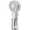 Taotalhomy Ventilatore spray portatile, con raffreddamento ad acqua nebulizzata e design a basso rumore, con impostazioni a 4 velocità e tipo C, per ufficio, viaggi o campeggio (bianco)