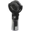 Taotalhomy Ventilatore spray portatile, con raffreddamento ad acqua nebulizzata e design a basso rumore, con impostazioni a 4 velocità e tipo C, per ufficio, viaggi o campeggio (nero)