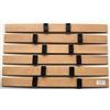 SCM Créations - 6 doghe da 873 mm (87,6 cm), larghezza 53 mm, spessore 8 mm, 7 piegature con 12 punte