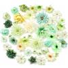 Avagiaforu Fiori Finti Artificiali Teste,48 Pcs Teste di Fiori Artificiali Decorazioni