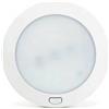Dream Lighting D-lite Luce LED 12v per Camper, Luce Bianco 4000K Dimmerabile | Plafoniera LED Rotonda Ø12cm Ultrasottile, Bianco, Illuminazione Interna con Interruttore per Furgone Caravan Roulotte Barca