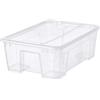 Generic Scatola SAMLA con coperchio, 39x28x14 cm/11 l, trasparente