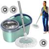 Generic Spins Mop e Secchio Set - automatico con secchio | Pulizia della casa Spins Mop | Mop di pulizia con strizzatore per la pulizia del pavimento | Mop con strizzatore per casa, soggiorno, camera da