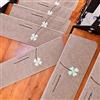 Steharlly 15Pcs Tappeti per Scale 22 x 55 cm, Tappetino per Scale, Tappetino Antiscivolo e Autoadesivo, Protezione per Interni, Luminoso tappetini Antiscivolo per Scale per Bambini, Anziani e Animali Domestici