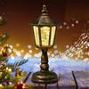 Leonshco Palla di Neve Natalizia con Musica LED, Lanterna di Natale con Luce Bianca Calda, Decorazione Natalizia con Carillon e Nevicata, Ideale per Interni ed Esterni