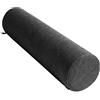 Yekuhe Cuscino Cilindrico Memory Foam Personalizzabile - Federa Rimovibile e Lavabile con Cerniera per Sostegno Cervicale(Grigio scuro,50x12cm)