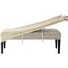RTSFKFS Copri Panca for Panca da Pranzo, Copertura for Panchina in Elastica Spandex Elasticizzato Velluto Ottomana Copertura Fodera for Panca da Sala da Pranzo(Beige)
