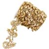 generic Catena con strass da 0,9 m, con perline di cristallo, nastro luccicante, per cucire abiti da sposa, costumi, abbellimento, bella lavorazione