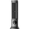 Taotalhomy Ventilatore a torre portatile senza pale, design silenzioso a 3 velocità con posizionamento verticale e orizzontale, per camera da letto, ufficio e studio (Nero)