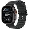 Apple - Watch Ultra 3 GPS + Cellular 49mm Cassa Titanio Nero con Band Ocean Nero - SPEDIZIONE GRATUITA