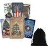 LLEWELLYN Carte Di Tarocchi Yuletide Di Kristoffer Hughes E.O. Brown Con Guida E Borsa