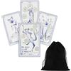 SCHIFFER Mazze Di Tarocchi Blu Con Manuale Schiffer Publishing Beth Seilonen Con Borsa