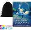 BLUE ANGEL Oracle of the Unicorns Mazzi Di Tarocchi Blu Angel Con Borsa In Velluto