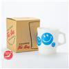 Fire King Rare Fire King Matrioske Tazza Faccina Sorridente Blue X Latte Bianco 2022 Da