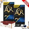 L'OR 100 Cialde Capsule Caffe L'OR Comp. Nespresso Ristretto Dek + kit accessori *