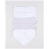 Prénatal Pack 5 slip bambina lilla/bianco stelline