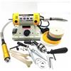 EWsdsfs 110/220 350W Lucidatrice Fai da Te Lavorazione del Legno Giada Gioielli Tornio Banco Motore Rettificatrice Albero Flessibile Tubo 0.4-6.5mm(110)