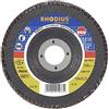 RHODIUS Abrasives Rhodius Dischi lamellari 125 mm per scheggiatura LSZ-F1 125 DURCHM. 80