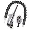 Fortspang Prolunga Trapano Flessibile, Adattatore Trapano Angolo Retto adattatore esagonale con 1/4 Shank 105 Gradi Angolo Punta da Trapano Esagonale Gambo e prolunga flessibile avvitatore