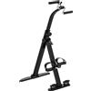 Cyclette Per Riabilitazione Gambe E Braccia Pieghevole, Schermo Lcd E Altezza Manubrio Regolabile, Nero