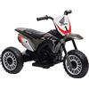 Moto Da Cross Elettrica Per Bambini Licenza Honda Crf450rl A 3 Ruote Con Clacson, 71x40.5x43.5 Cm, Grigio