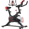 Cyclette Da Casa Con Resistenza Regolabile, Cyclette Professionale Da Camera Con Sella E Manubrio Regolabile, Monitor Lcd, Sensore Battito Cardiaco P