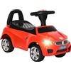 Macchinina Per Bambini Cavalcabile Con Volante, Fari E Musiche, Età 18-36 Mesi, Rosso