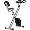 Cyclette Pieghevole Da Fitness In Acciaio, Cyclette Magnetica Pieghevole Da Casa Con Altezza Regolabile, Resistenza Magnetica A 8 Livelli, Schermo lc