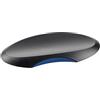 HAN 1750-34 - Portapenne Delta, in polistirene, 246 x 22 x 106 mm, colore: Nero/Blu