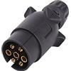AOHEWEI 7 pin rimorchio spina impermeabile 12 V plastica 7 pin rimorchio cavo adattatore tipo N per camion camper auto barca caravan traino