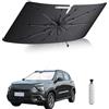 ASZSK Parabrezza Parasole Compatibile con Seat Leon MK4 Citroen C3 Aircross 2024-2026, modello aggiornato con custodia, blocco UV parabrezza parasole