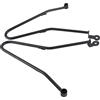 EVTSCAN Barre di Supporto Per Borse Laterali Durevoli Per Triumph Bonneville T100/Thruxton 900(Nero)