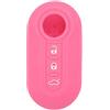 BROVACS Custodia protettiva in silicone compatibile con telecomando FIAT a 3 pulsanti CV4759 rosa