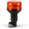 Qiping Luce Lampeggiante Stroboscopica LED 12-24V Impermeabile con 3 Modalità Illuminazione Luce Rotante Flash Arancione Con pulsante di selezione modalità per Rimorchio Trattore Camion