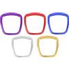 BeisDirect 1 pezzi in lega di alluminio auto volante Sticker auto volante anello copertura Trim per Audi A3 8P S3 A4 B6 B7 A5 A6 Q5 Q7 Accessori interni (Argento)