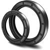 Believewang Rotativo dell'albero Paraolio TC 24 * 32-52-* 4/5/6/7/8/9/10/12 NBR Anello Paraolio TC scheletro paraolio, 24x43x6mm 2Pcs