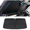 UQSENEUX Adatto per Jaguar F-PACE 2016-2022, parasole per parabrezza, copertura completa, parasole per auto, colore nero
