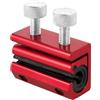 Adunsiaoto Lubrificatore per Cavo Oliatore, Oliatore per Cavi Freno, Strumento per La Lubrificazione Dei Cavi Della Moto, Doppio Cavo Oliatore Lubrificatore, Ideale Moto, Scooter E Bici(Rosso)