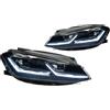 KUNYOS Gruppo Fari Luce Per VW Per Golf 7.5 2017 2018 2019 2020 Fari DRL Anteriori Con Segnale Dinamico Accessori Per Auto A LED Faro Fanale Proiettore(Left+Right)
