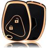 OFFCURVE Custodia Chiavi Auto Guscio Chiave, Cover Chiave Copri Chiavi Telecomando 2/3 Tasti Adatto per Renault Dacia Clio Modus Kangoo Logan Sandero Twingo Duster Master Megane Laguna Opel Chevrolet
