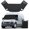 VexNook Copri Parabrezza per Fiat Ducato | Peugeot Boxer | Citroën Jumper 2006-2024 - Materiali Robusti 600D Tessuto Oxford, Strato Inferiore in PVC, Protezione per Tutte le Stagioni, Con Custodia