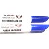 SD COLORS 12 ml Vernice Ritocco con Pennello e Vernice Trasparente - Santorini Black (820) - Compatibile con Jaguar/Land Rover - Riparazione di Graffi, Scheggiature e Verniciatura