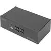 Digitus Switch KVM, 4 porte, Dual Display, 4K, DisplayPort® [DS-12882]