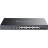TP-Link Omada SG3428XMPP switch di rete Gestito L2+ Gigabit Ethernet (10/100/1000) Supporto Power over (PoE) 1U Nero [SG3428XMPP]