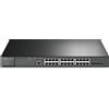 TP-Link JetStream TL-SG3428XMP switch di rete Gestito L2+ Gigabit Ethernet (10/100/1000) Supporto Power over (PoE) 1U Nero [TL-SG3428XMP]